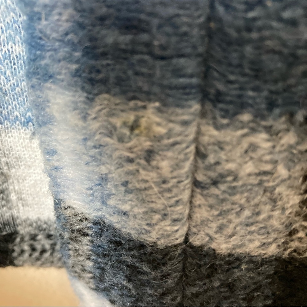 Zara Blue and White Plaid Utility Jacket - Picture 7 of 8